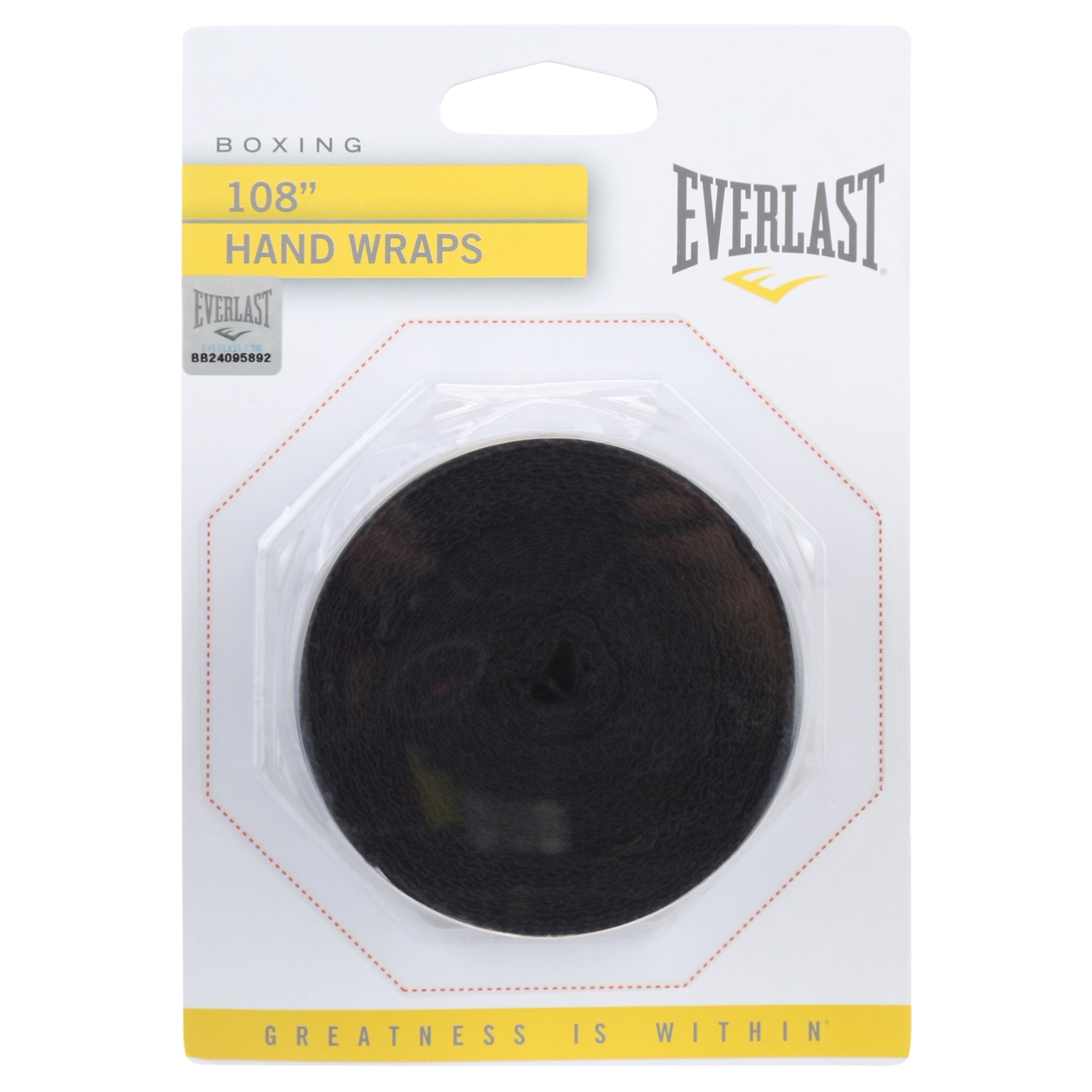 108"HandwrapsBlck 1Pair