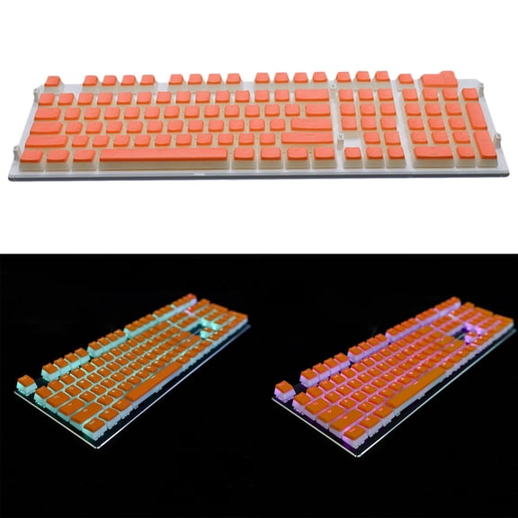 108 Key PBT Pudding for Mechanical Keyboard , Orange