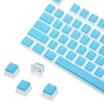 thumbnail image 1 of 108 Keys PBT Pudding Keycaps Set OEM Profile Double Shot for Mechanical Keyboard Layout Sky Blue, 1 of 6