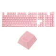 thumbnail image 1 of 108 Keys Pudding Keycaps Set OEM Profile ABS for Mechanical Keyboard Layout, Light Pink, 1 of 5
