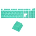 thumbnail image 1 of 108 Keys Pudding Keycaps Set OEM Profile ABS for Mechanical Keyboard Layout, Mint Green, 1 of 5