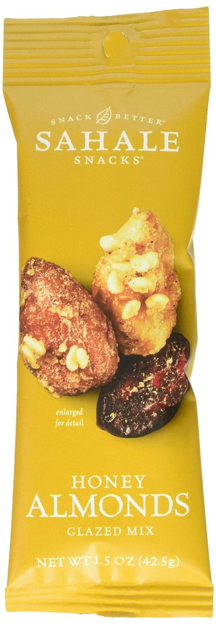 108 PACKS : Sahale Snacks Honey Almonds Glazed Mix, 18 Count
