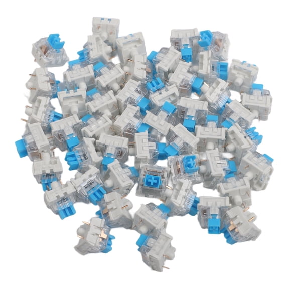 108 PCS Mechanical Keyboard Switches 3 Pin Tactile Click Replacement Compatible with Various Mechanical Keyboards