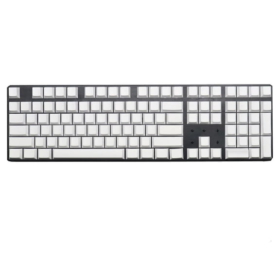 108 Pieces PBT Not Engraving Keycap OEM XDA Profile Dyeing Sublimation Caps for Switches