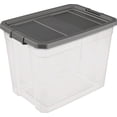 thumbnail image 1 of Sterilite Stacker Modular Storage Box - Stackable Plastic, 108 Qt - 8 Pack, Gray, 1 of 9