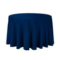 thumbnail image 1 of 108" Round Polyester Tablecloth Navy Blue- 1pc. for Home décor, Weddings, Party events, or Restaurants., 1 of 5
