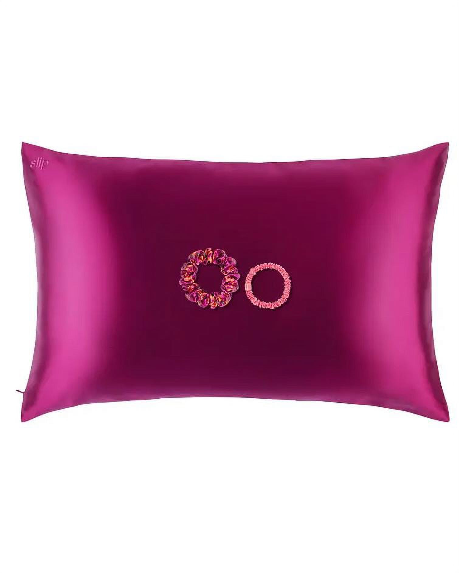 108 Value) Slip Blossom Nights Pillowcase Scrunchies Gift Set