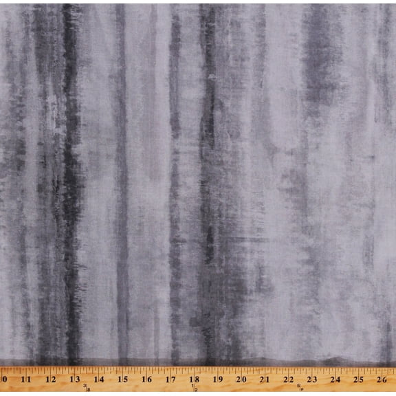 108" Wide Gray Grey Shades Tie-Dye Appearance Striated Quilt Backing Cotton Fabric Print by the Yard (TAHD04311)