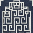 thumbnail image 1 of 108" X 144" Navy Ivory  Wool Rug, 1 of 3