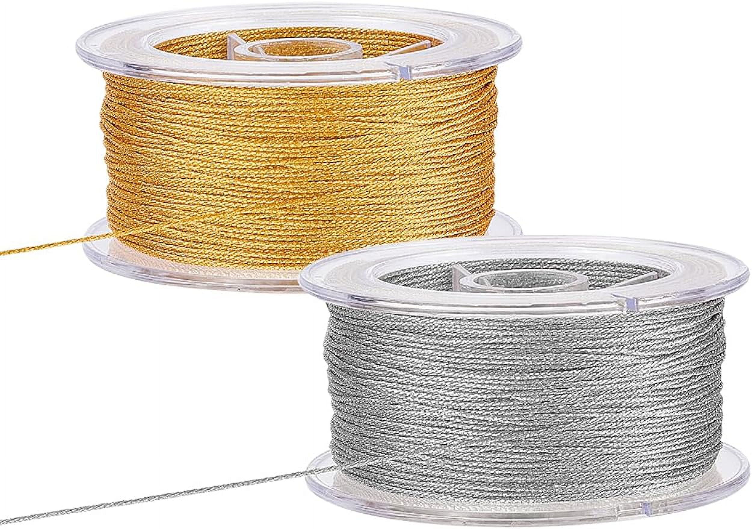 Metallic Thread - Gold / Silver - 100M Per Roll