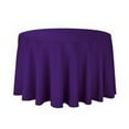 thumbnail image 1 of 108 in. Round Polyester Tablecloth Purple, 1 of 1