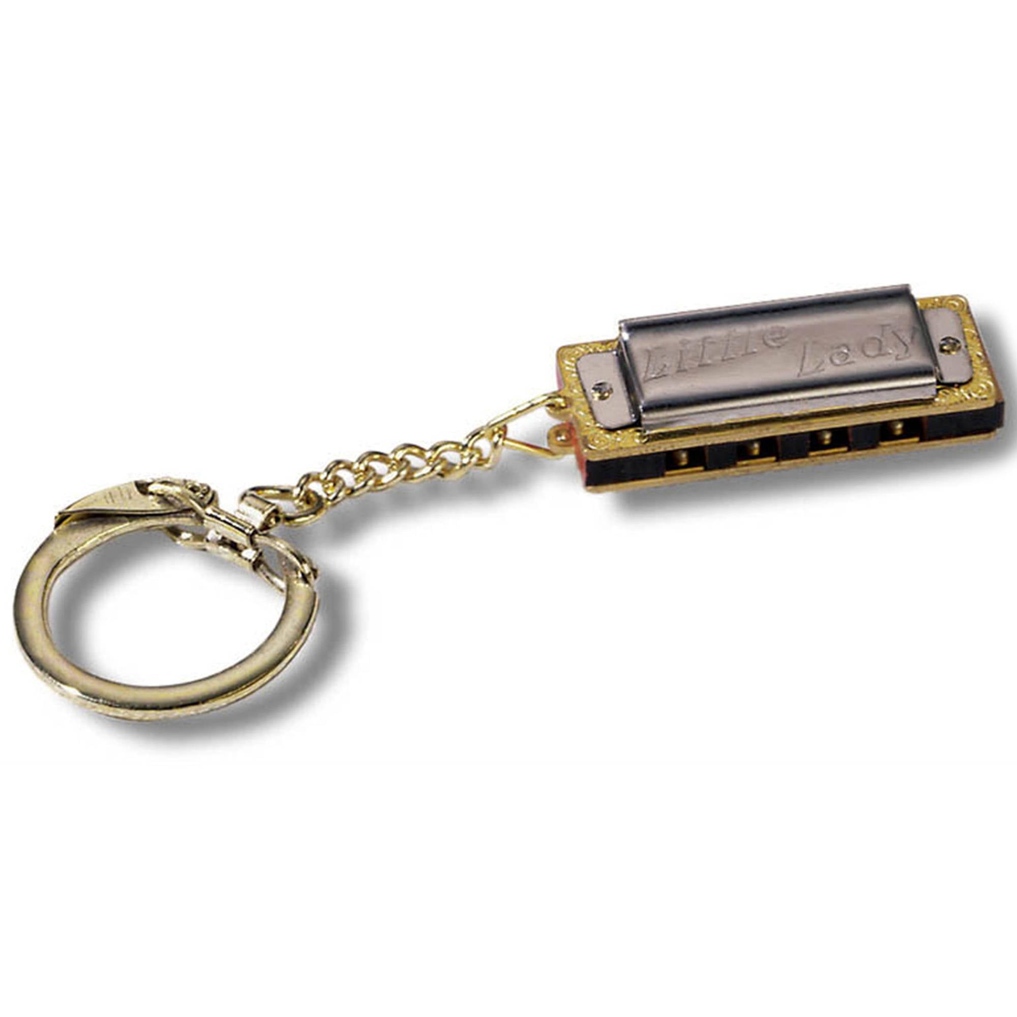 HOHNER 108 mini harmonica, key chain, key of c major