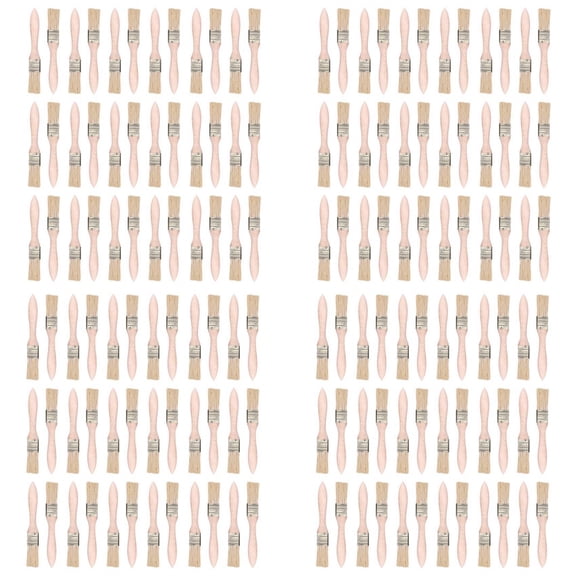 108 pcs 1 Inch (24mm) Paint Brushes and Chip for Stains Varnishes Glues