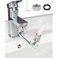 1080° Rotatable Faucet Extender, Swivel Faucet Aerator, Metal Faucet