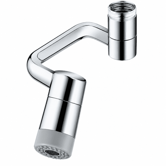 1080° Rotating Faucet Extender – Splash-Proof Swivel Tap Adapter for Kitchen & Bathroom