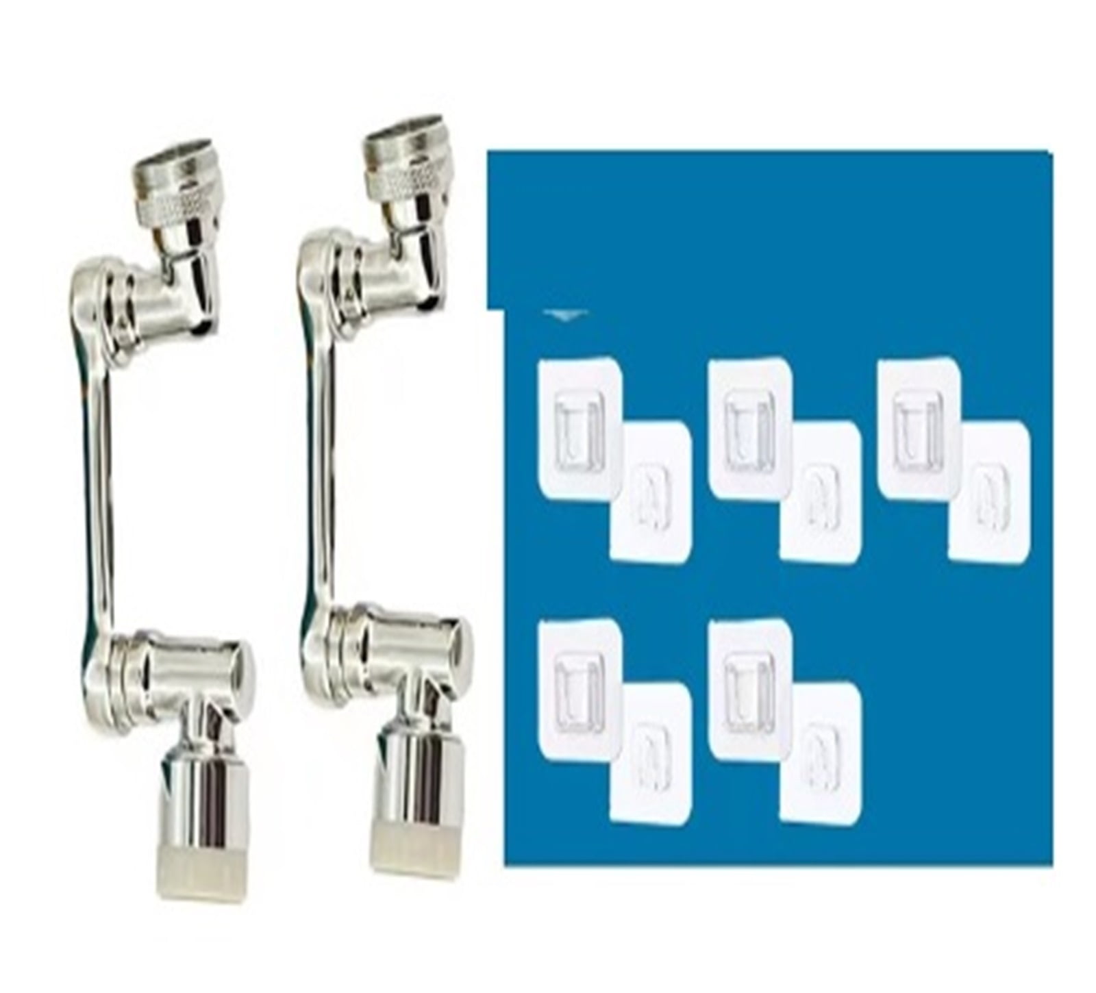 1080°Rotating Splash Filter Faucet 2 Way Valve For Faucet Brass Nozzle Robotic Arm Swivel Faucet Aerator Extender For Bathroom