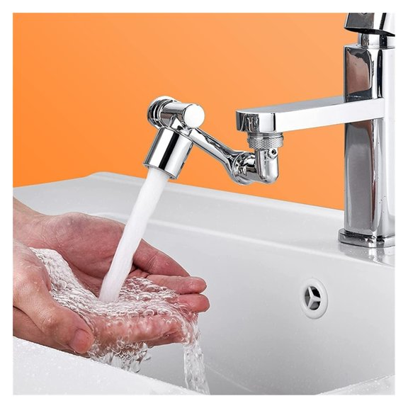 1080 Single Outlet Rotation Faucet Aerator Water Saver Swivel Mixing Nozzle Faucet Attachment Aerator Splash Filter Kitchen Tap Extend For Kitchen And Bathroom ,Durable Material