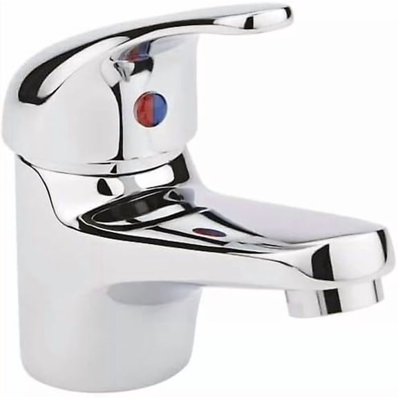 Bathroom Basin Faucets, Basin Mixer Tap with Split Drain, Modern Single Lever Bathroom Basin Faucets, Chrome Hot and Cold Mixer Tap,