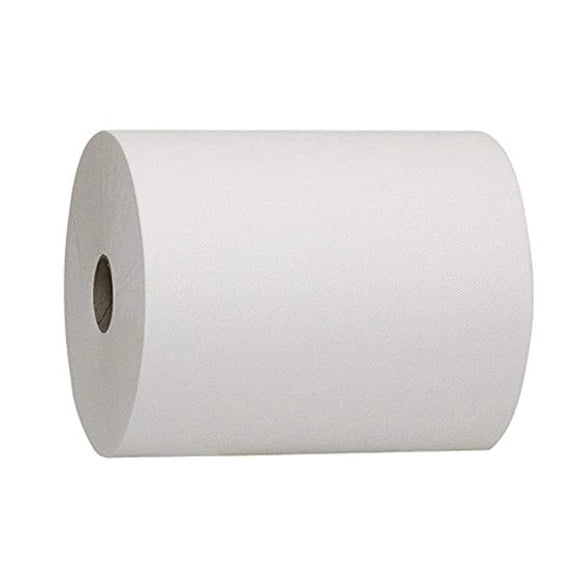1080061 Tad Premium 10" Hard Wound Towel Roll, Bleached, High Capacity, 10" Height, White (Pack of 6)