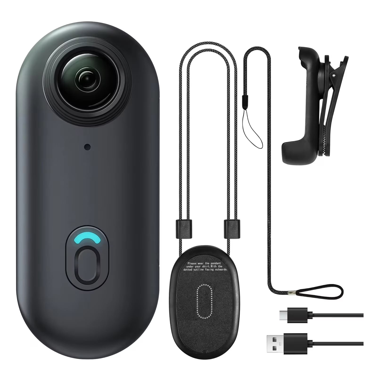 1080P 128GB WiFi Wireless Portable Pocket Thumb Sports Action Mini ...