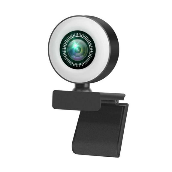 1080P/2K/720P 3 Gear Fill Light Webcam Auto for Focus Drive Web Camera 360° Rotation for Computer Laptop Video Reco