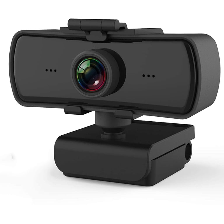 1080P/2K Webcam with Microphone Privacy Cover USB HD Camera