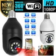 thumbnail image 1 of 1080P 5G WiFi Camera, Light Bulb Camera, Smart Motion Detection Alarm,Remote Viewing, Night Vision 360 Degrees Outside Surveillance Cameras, 1 of 13