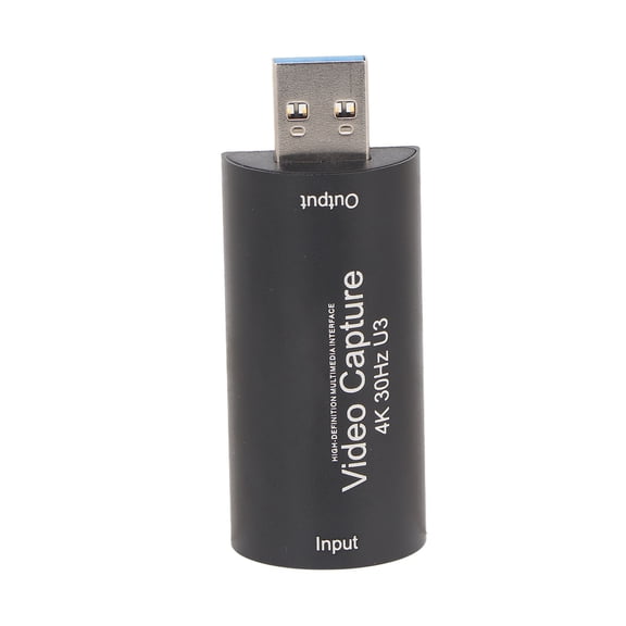 1080P 60FPS, 4K 30Hz, USB 3.0, Plug & Play HDMI Input for Seamless Streaming High-Definition Game Capture Card