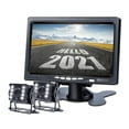 thumbnail image 1 of 1080P 7" IPS Screen AHD Car CCTV Monitor With 2 Channels Starlight Night Vision Reverse Backup Rear View AHD Camera ,Car GPS Function, 1 of 7