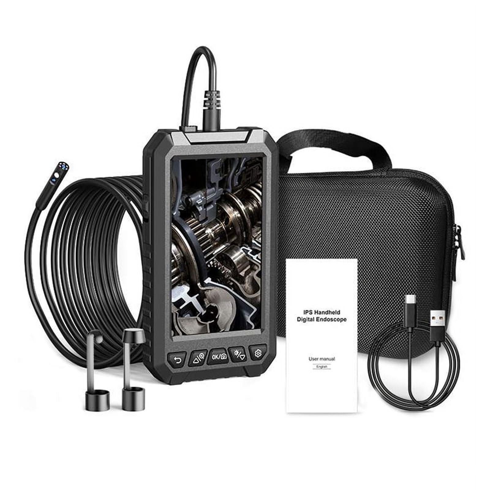 1080P 8mm Dual Screen Endoscopes 5Inch IPS IP67 Inspection Camera 1.5X