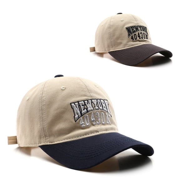Uilita 2PCS PACK NEWYORK Hats Unisex Baseball Caps For Hip Hop Men Women Teens Fabric, Adjustable Fit