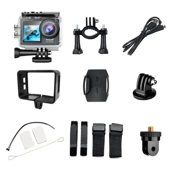1080P Action Camera 30FPS 2" IPS Screen 170 Wide Angle WiFi Sports Video Camera Underwater 30M Waterproof For Vlog