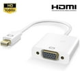 thumbnail image 1 of 1080P Active HDTV HDMI to VGA Adapter (Male to Female) Converter with Audio for PC, Monitor, Projector, HDTV, Xbox and more White, 1 of 10