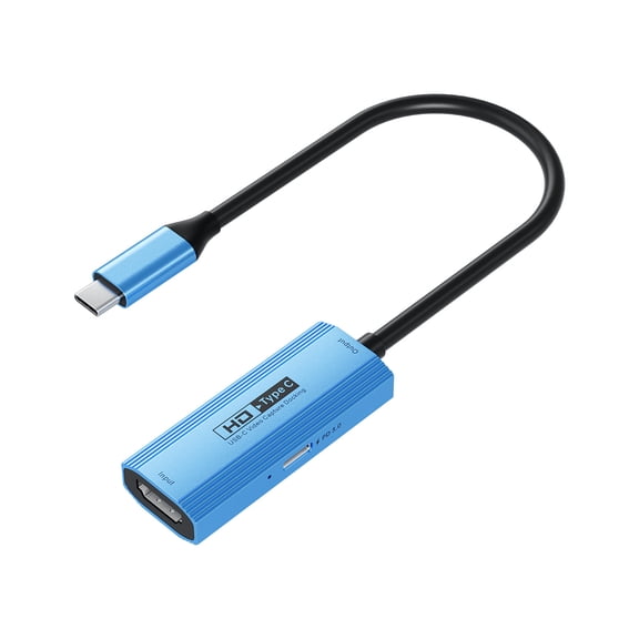1080P Auditory Video Capturing Card with PD3.0 Type C Port 60hz for Recording and Streaming on Multiple Devices