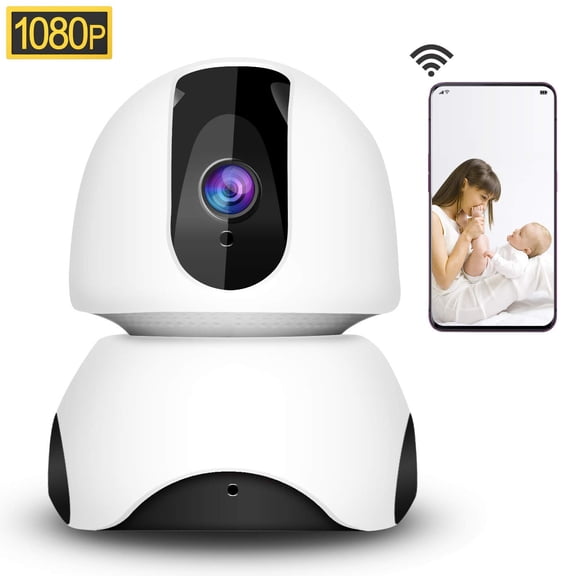 1080P Baby Monitor with WiFi Camera FHD Indoor Wireless Surveillance Security IP Camera with Motion Detection Night Vision 2-Way Audio Cloud Storage for Baby/Elder/Pet Monitor with Camera