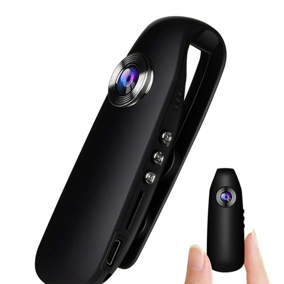 1080P Body Camera Wearable Portable Mini Video Recorder, Clip-On Design for Hands-Free Recording At Home or Office