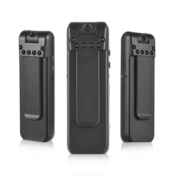 1080P Body Camera with Audio and Video Recording Wearable Body Cam Clip-on Mini Camera Camcorder with 180 Rotatable Lens IR Night Vision