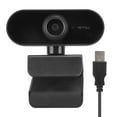 thumbnail image 1 of 1080P Computer Camera with Microphone Desktop USB Webcam Free Drive for Video Call(Black ), 1 of 8