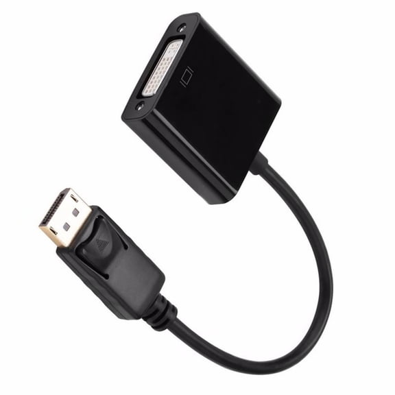 1080P DisplayPort to VGA Converters DisplayPort to VGA/HDTV Adapter for PC Desktop Projectors Gold-Plate Plugs