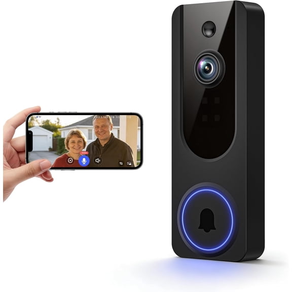 1080P Dome Camera, Indoor Outdoor, AI Human Detection, 2-Way Audio, Night Vision, WiFi , Cloud Storage