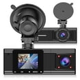 thumbnail image 1 of 1080P Dual Dash Cam Built-in GPS, Car Front and Rear Dash Camera with Night Vision, 170 Wide Angle, 1.5" LCD Display, Car Driving Recorder with G-Sensor, Parking Monitor, WDR, Loop Recording, 1 of 8