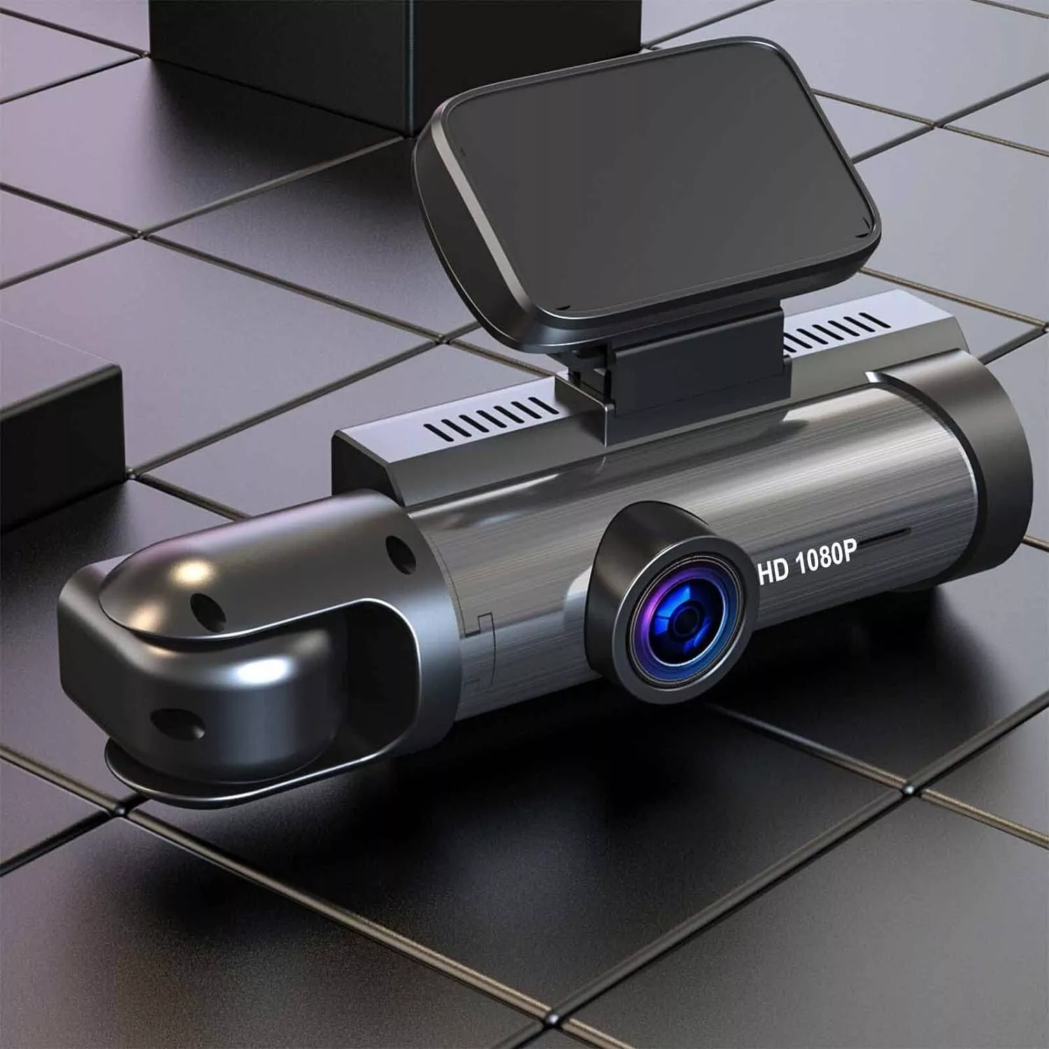 1080P Dual Lens Car DVR Dash Cam G-Sensor Front and Inside Camera Video ...