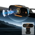 thumbnail image 1 of 1080P External USB Camera, Built-in Microphone, Full HD Video, Compact Design, for Vlogging/Streaming, High-Quality Recording, Lightweight, for Office/Travel, USB 3.0 Compatibility, Aestivo, 1 of 9