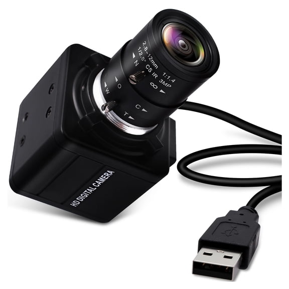 1080P Full HD 30fps 60fps 100fps Mini PC Webcam USB Camera with Manual Zoom Varifocal CS Lens for Skype ,Video Calling Recording