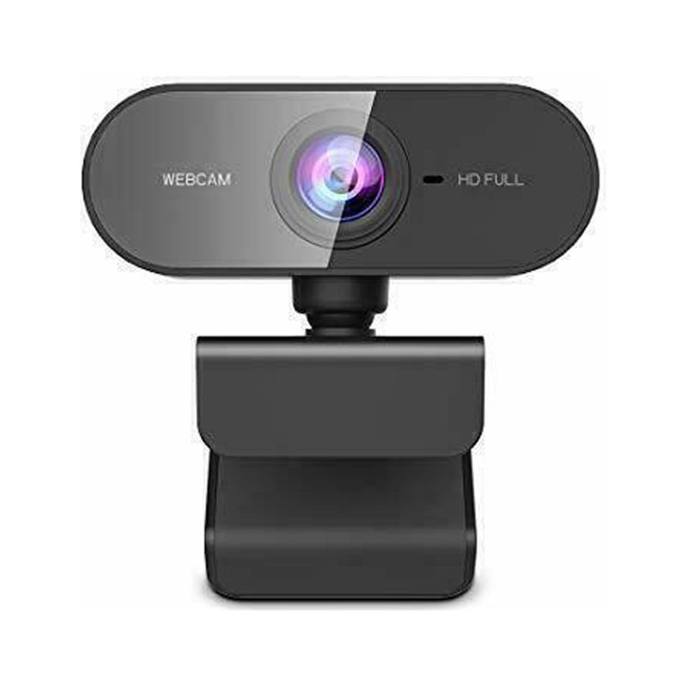 1080P Full HD Cam Microphone Webcam Aux Auto Focusing Web Camera for Live Streaming, Video Calling - image 1 of 9