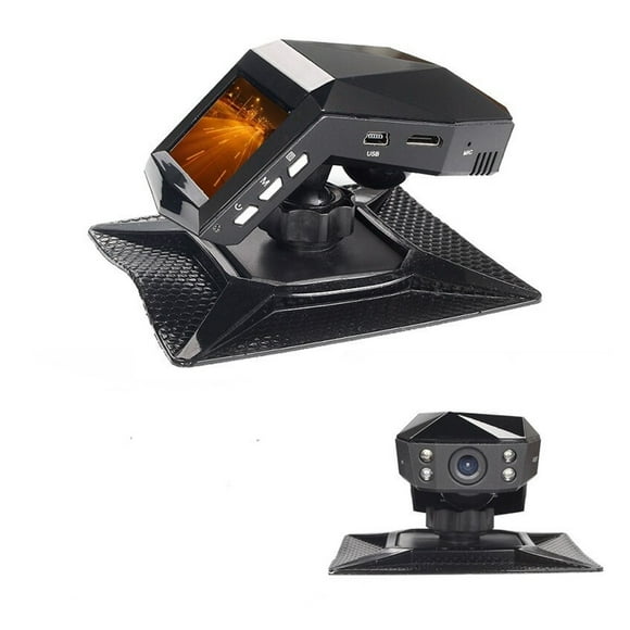 1080P Full HD Dash Cam Car Video Driving Recorder With Center Console LCD Car DVR Video Recorder, 170° Wide Angle