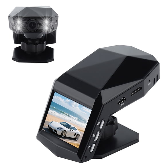 1080P Full HD Dash Cam with 170 Wide Angle WDR And Night Vision, 2-Inch Dashboard Car DVR, Parking Monitor