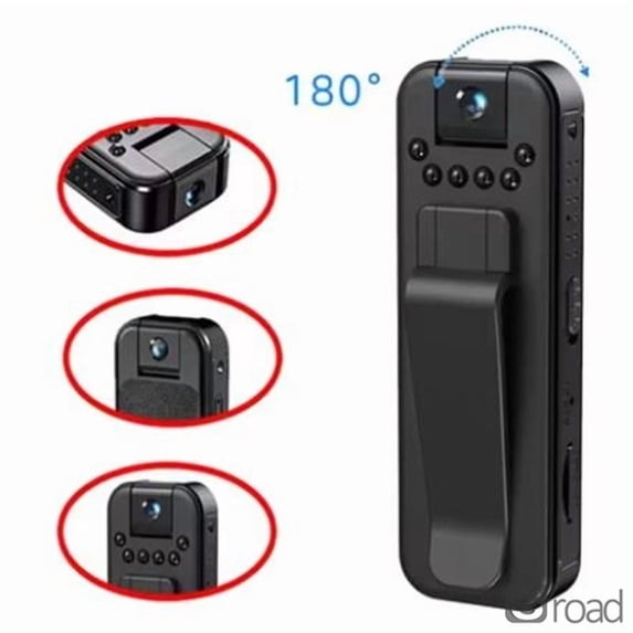 1080P Full HD Mini Body Camera, Portable Wearable Video Camera With Night Vision & Motion Detection, 3-Hour Battery, Ideal For Security, Law Enforcement, Outdoor Recording