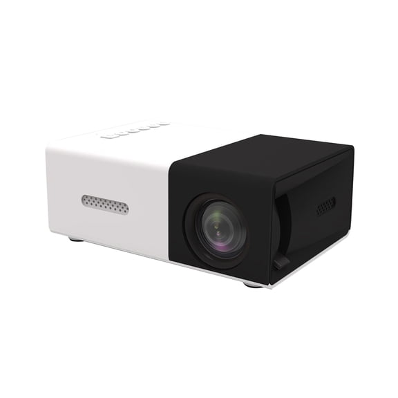 1080P Full HD Mini Projector for Home Theater Outdoor Movie, Compact Portable LED Projector Media Player with HDMI USB AV Micro SD Inputs (4.96 x 3.39 x 1.89 inches / 12.6 x 8.6 x 4.8 cm)