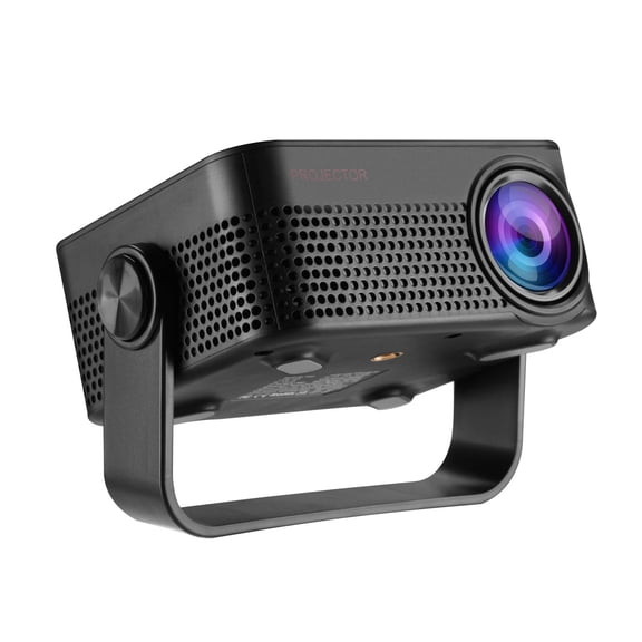 1080P Full HD Portable Mini Projector with Bluetooth 5.1, 220-Inch Display and 60000-Hour LED Lamp for Indoor Outdoor Movie Nights, Compatible with TV Stick, HDMI, USB and Smartphones